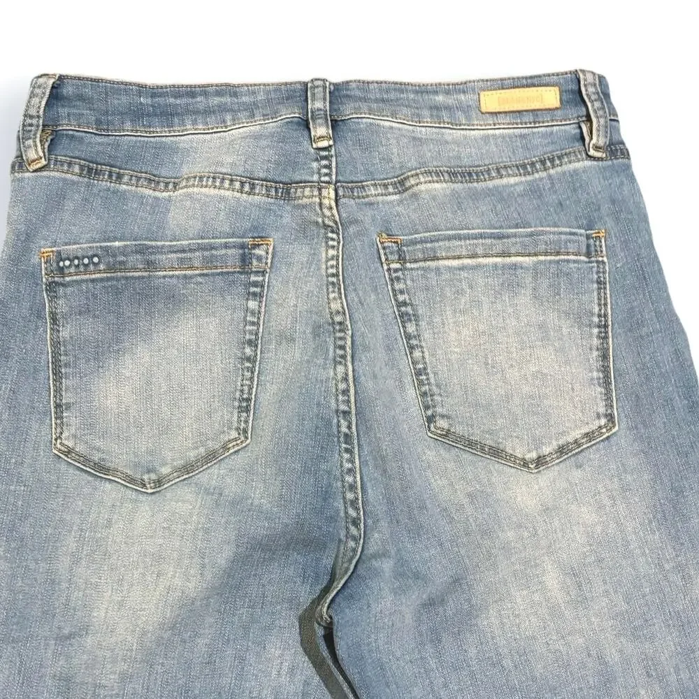 Blanknyc The Baxter Cropped Ribcage Straight Leg Denim Jeans Size 29/8 Ankle - Picture 6 of 10